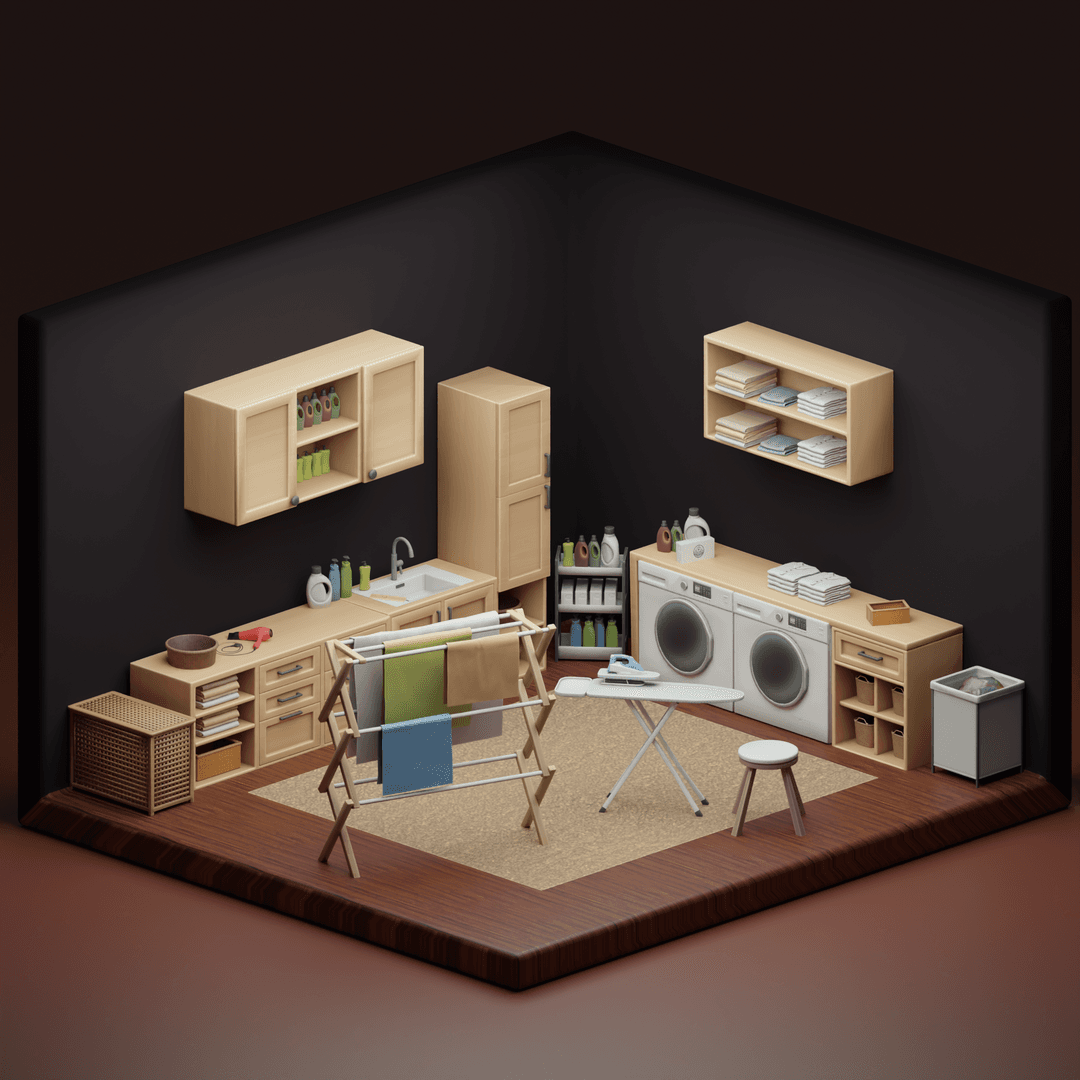 Скриншот мода Набор для прачечной Laundry Fever Set